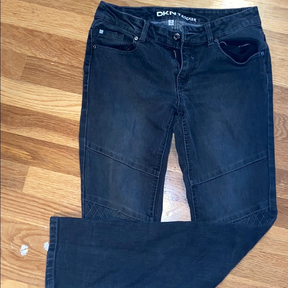 DKNY rocket jeans! girls size 16 black